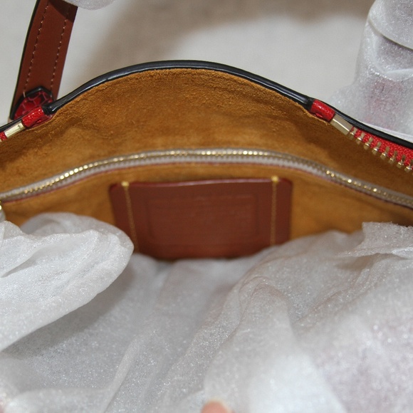 RARE COACH 1941 Collection Whipsnake Leather Outlaw 36 Satchel Purse Handbag NWT - Picture 7 of 10